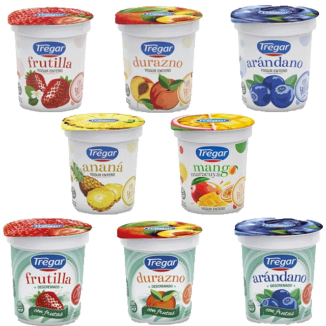YOGUR FRUTADO DURAZNO ENTERO X 160 GR -TREGAR