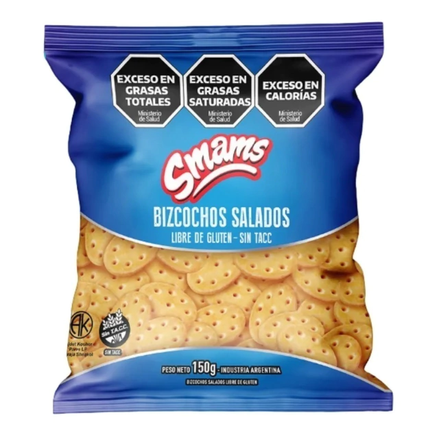 BIZCOCHITOS SALADOS X 150 GR- SMAMS