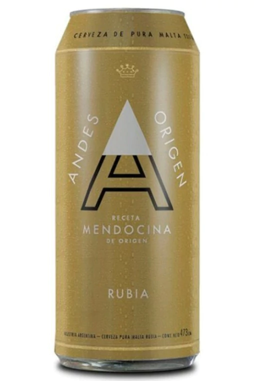 ANDES ORIGEN RUBIA LATA X 473 CC
