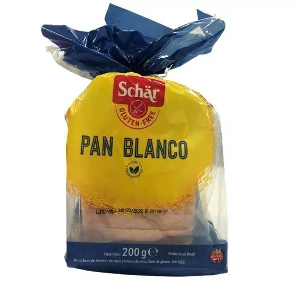 PAN BLANCO X 200 GR GR - SIN TACC - SCHAR